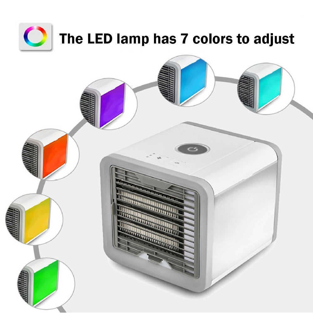 USB Mini Desk Air Cooler: Quiet Personal Cooling Fan