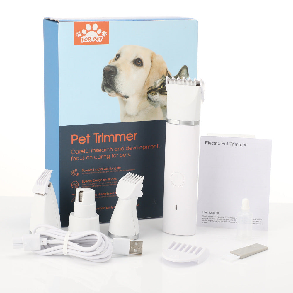 USB Pet Grooming Clipper for Quiet At-Home Grooming