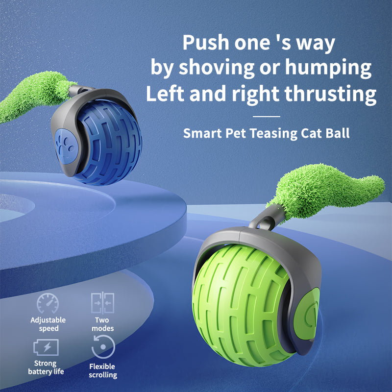 Automatic Rolling Cat Toy for Indoor Cat Enrichment