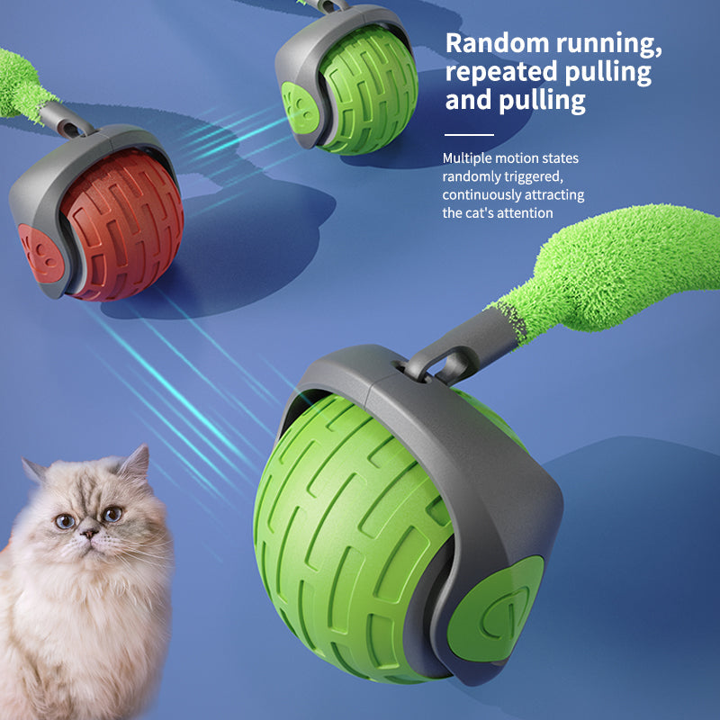 Automatic Rolling Cat Toy for Indoor Cat Enrichment