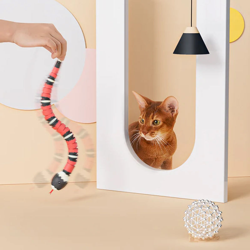 Interactive Cat Snake Toy for Engaging Indoor Play