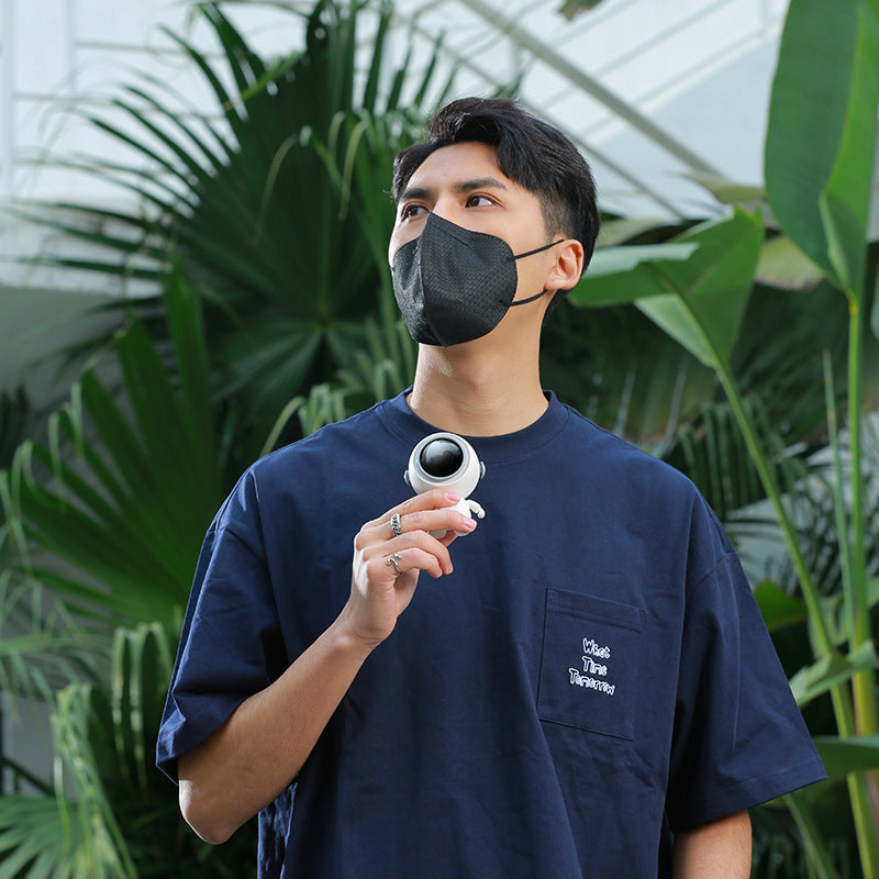 Hands-Free Portable Neck Fan With Lanyard & USB Charging