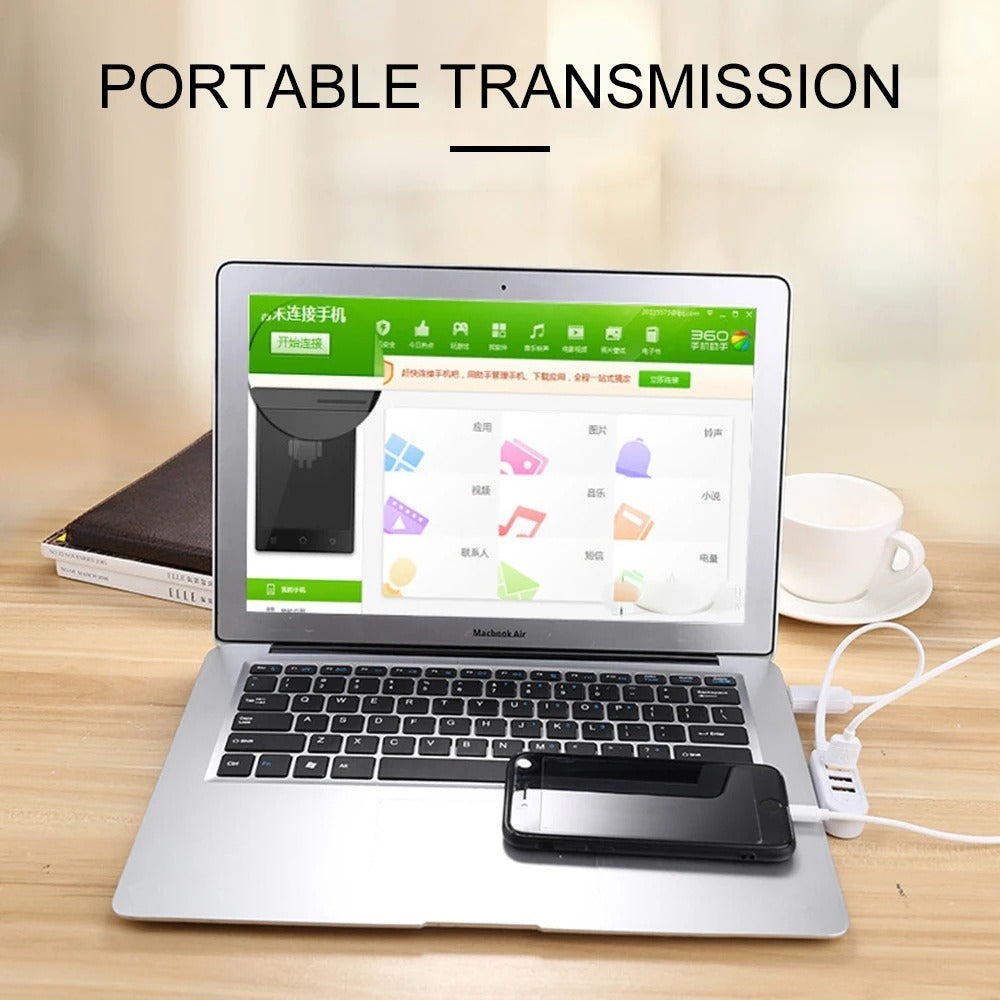 USB Splitter Hub 3 Ports: One USB Port Becomes Three