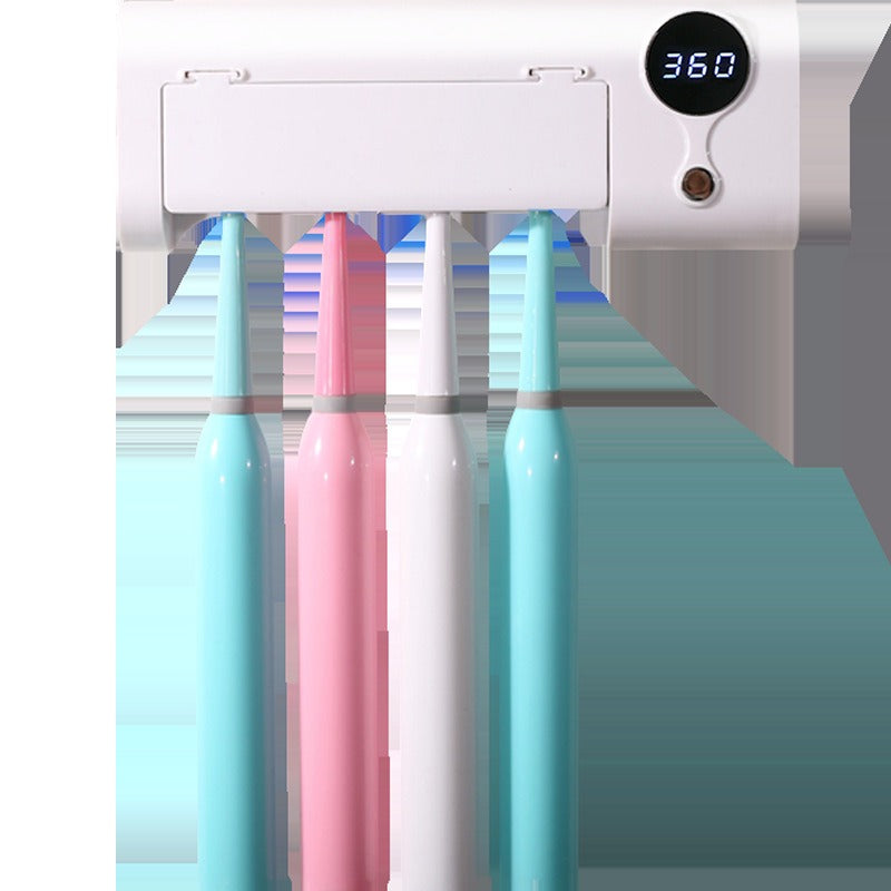 UV-C Electric Toothbrush Sterilizer for Wall Mounting