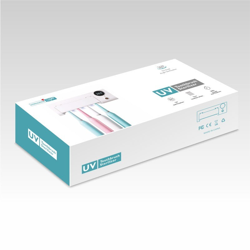UV-C Electric Toothbrush Sterilizer for Wall Mounting