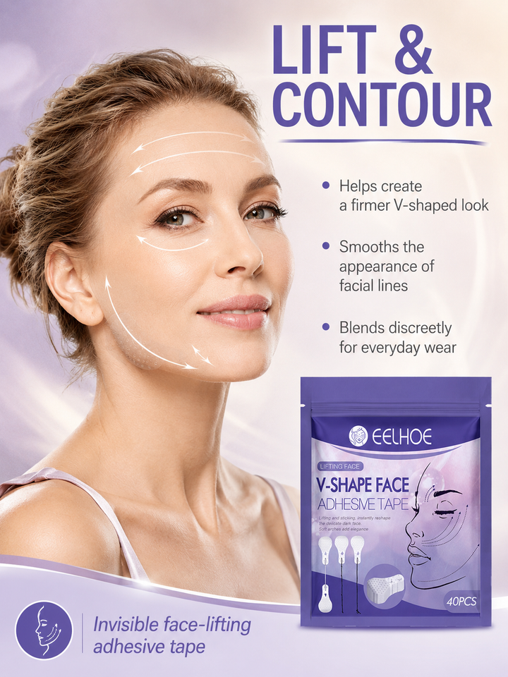 V‑Shape Face Lift Tape — Instantly Tighten & Define Jawline