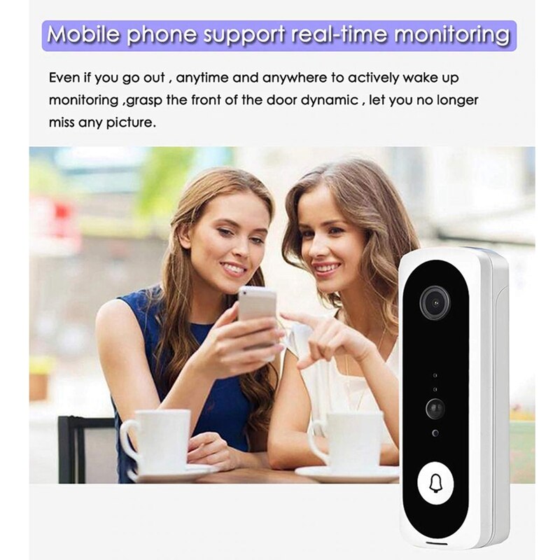 Smart WiFi Video Doorbell for Front-Door Monitoring