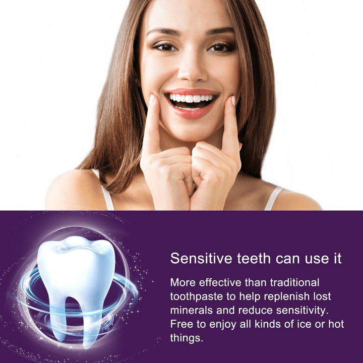 Purple Toothpaste for Brighter-Looking Teeth, 50ml Bottle