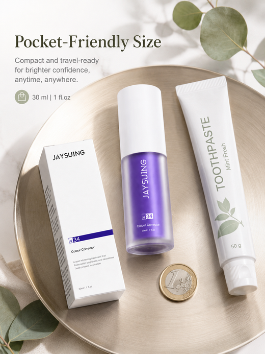 Purple Whitening Toothpaste — Neutralizes Yellow & Restores