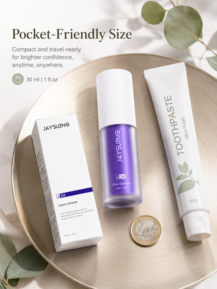 Purple Whitening Toothpaste — Neutralizes Yellow & Restores