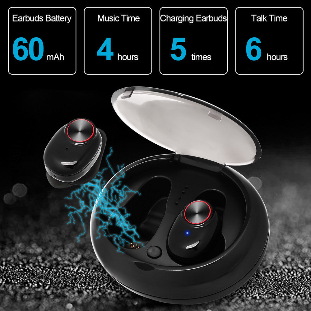 True Wireless Earbuds with Qi Charging Case, 4H Music