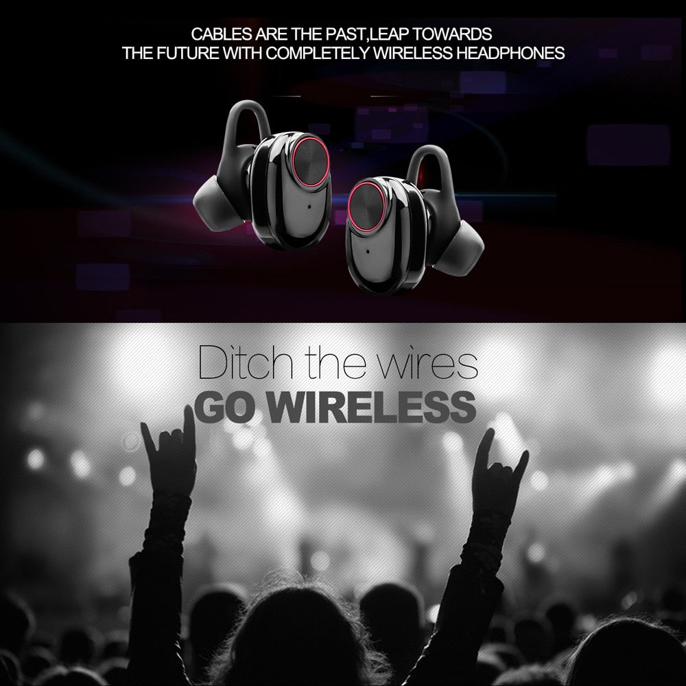True Wireless Earbuds with Qi Charging Case, 4H Music