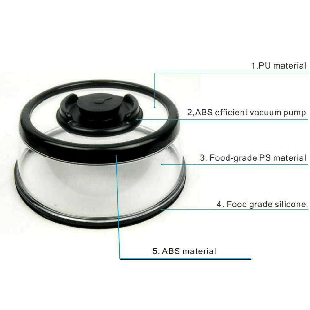 Airtight Vacuum Food Seal Cover for Leftovers & Produce