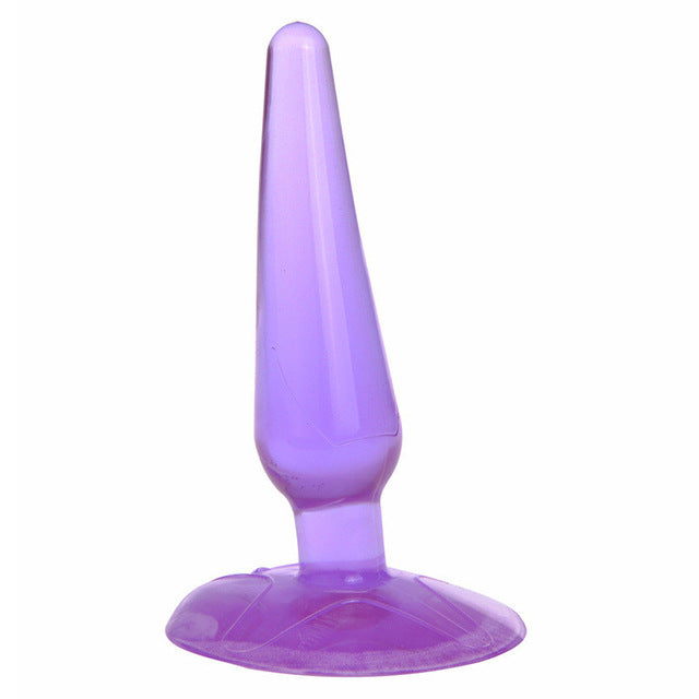 Anal Plug Vibrator with Suction Base for Hands-Free Play