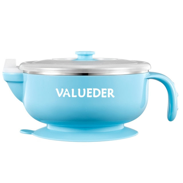 Baby Suction Bowl Set for Cleaner, Warmer Mealtimes