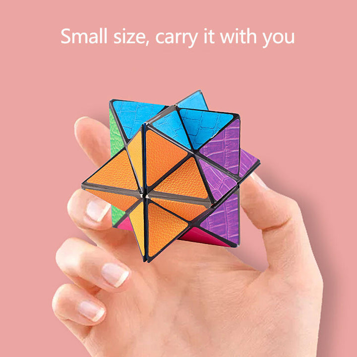 Folding Rubik's Cube Puzzle For Portable Brain Play