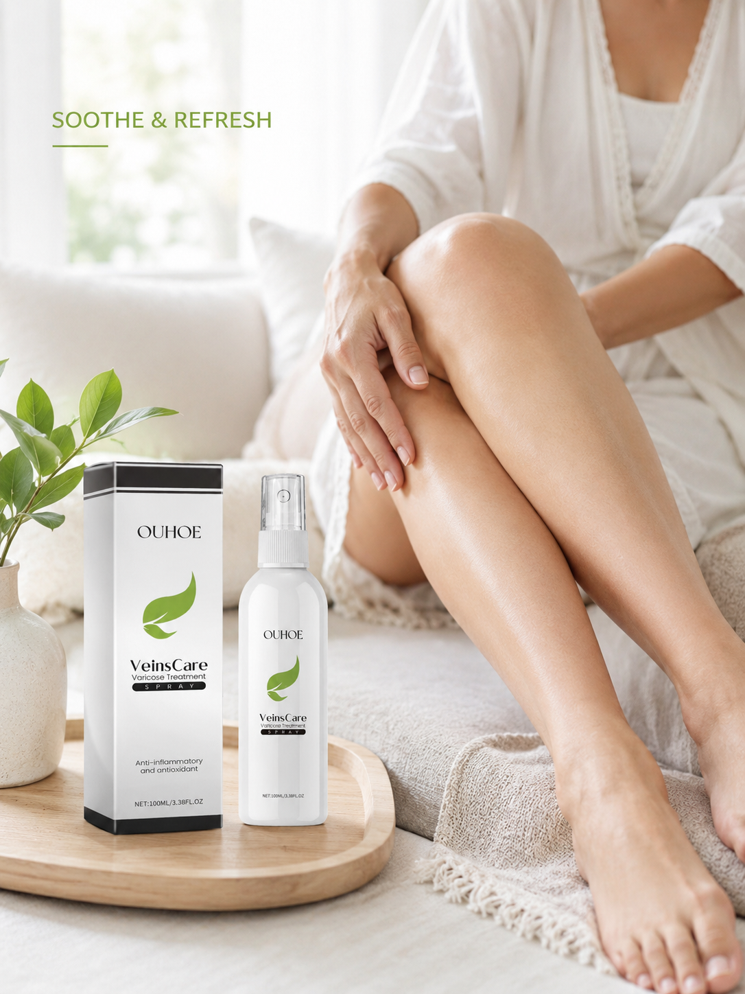 Herbal Cooling Body Spray For Legs