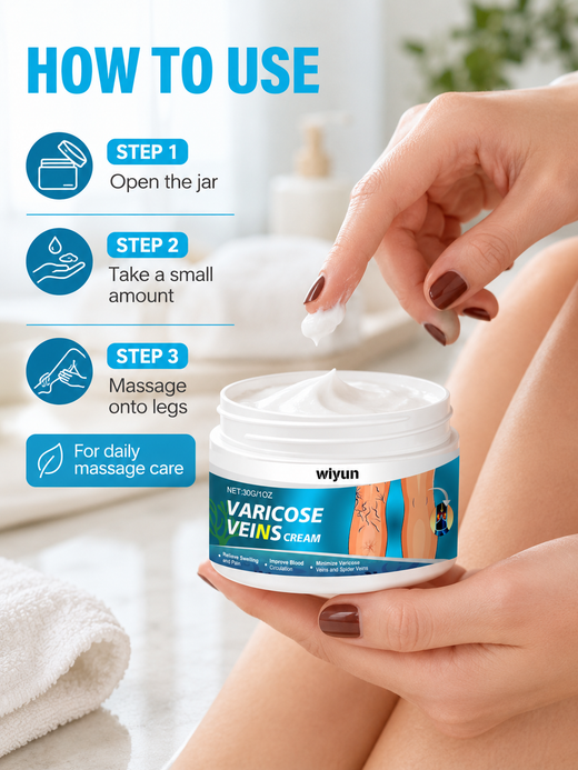 Varicose Veins Relief Cream — Reduce Swelling and Vein
