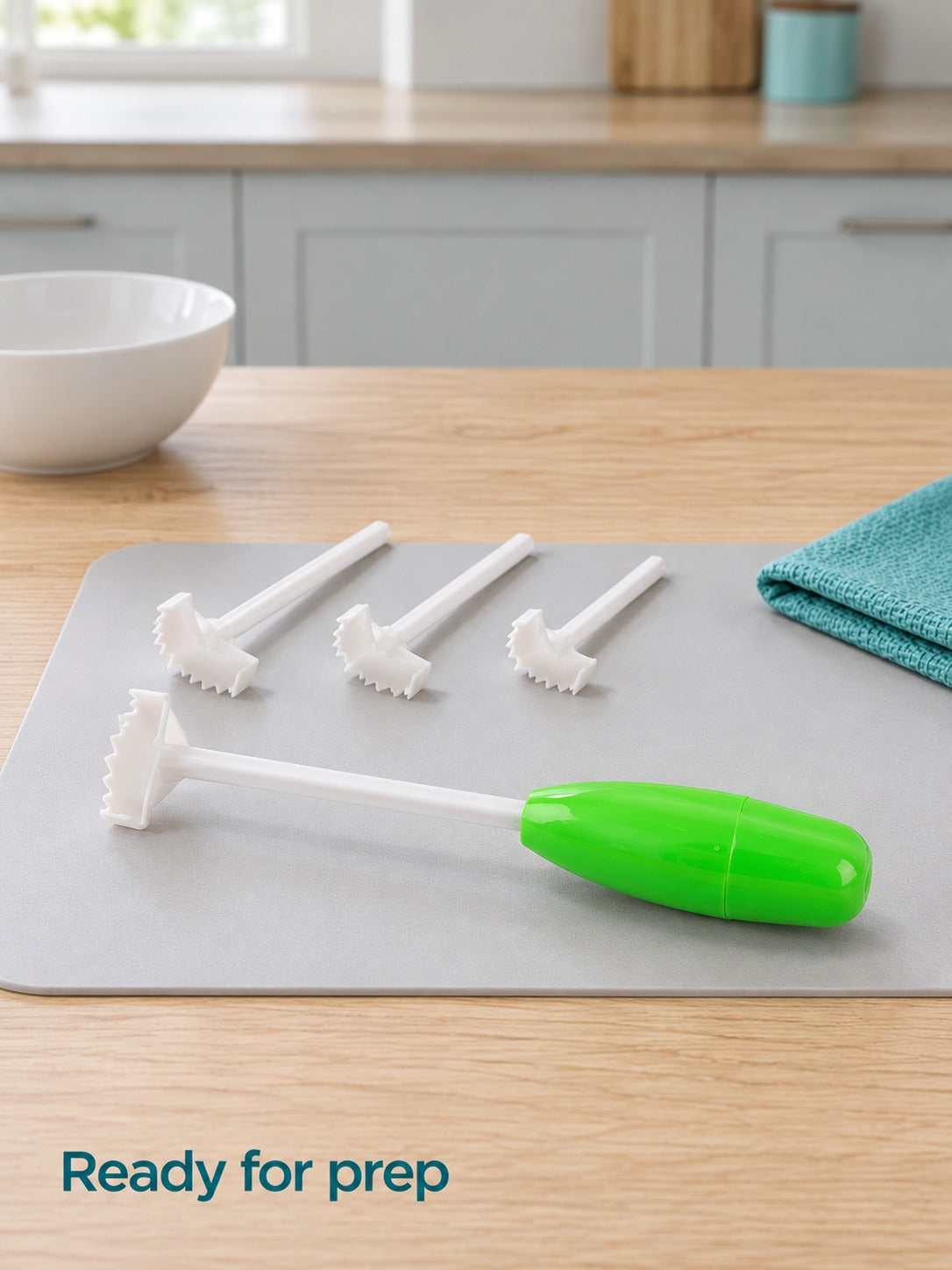 Vegetable Corer Set for Stuffed Bitter Gourd and Zucchini