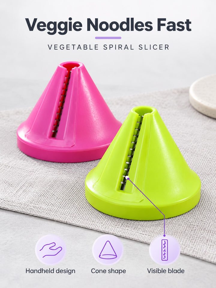 Vegetable Spiral Slicer: Make Veggie Noodles in Seconds
