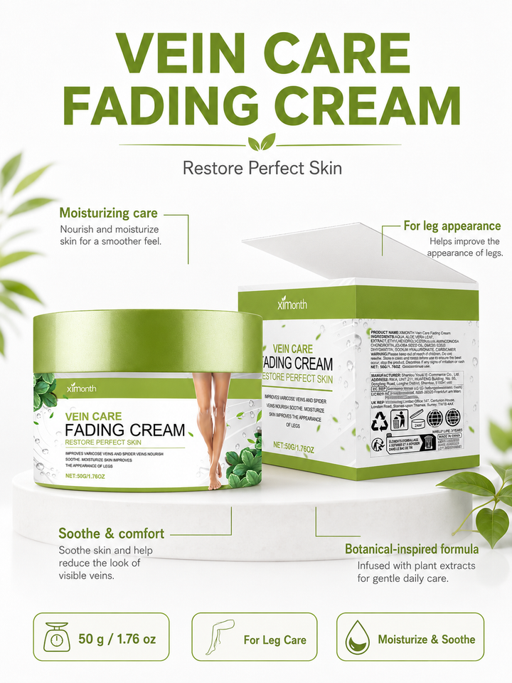 Vein Fading Cream — Visibly Reduce Vein Appearance & Leg