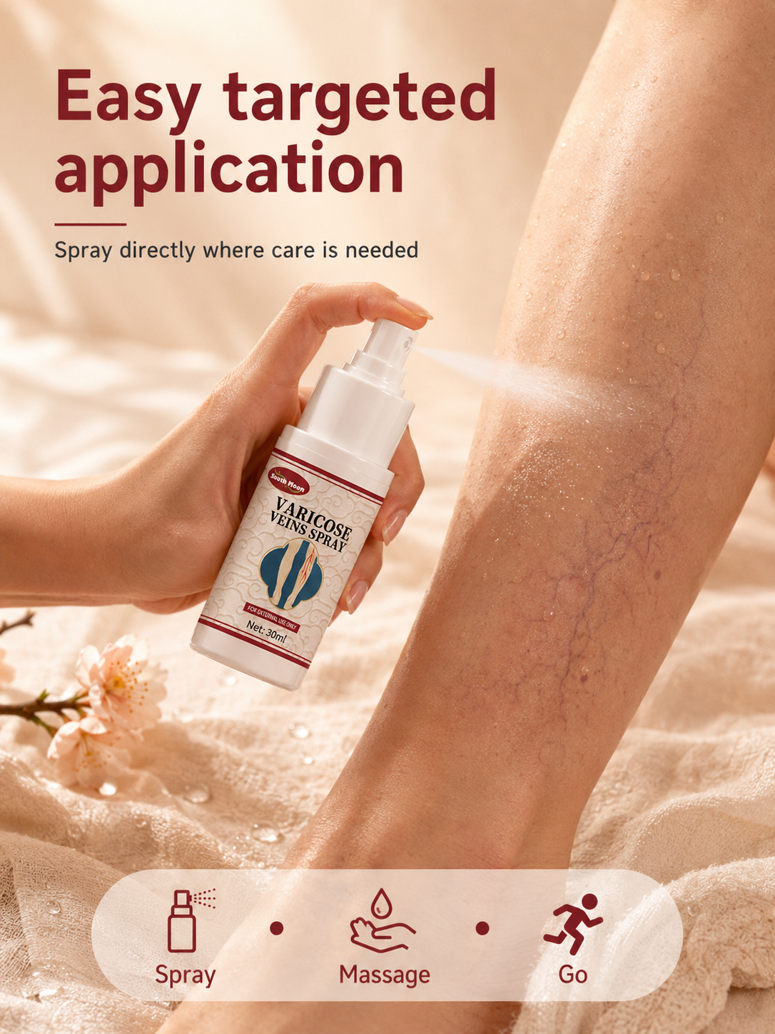 Massage Spray For Legs And Skin