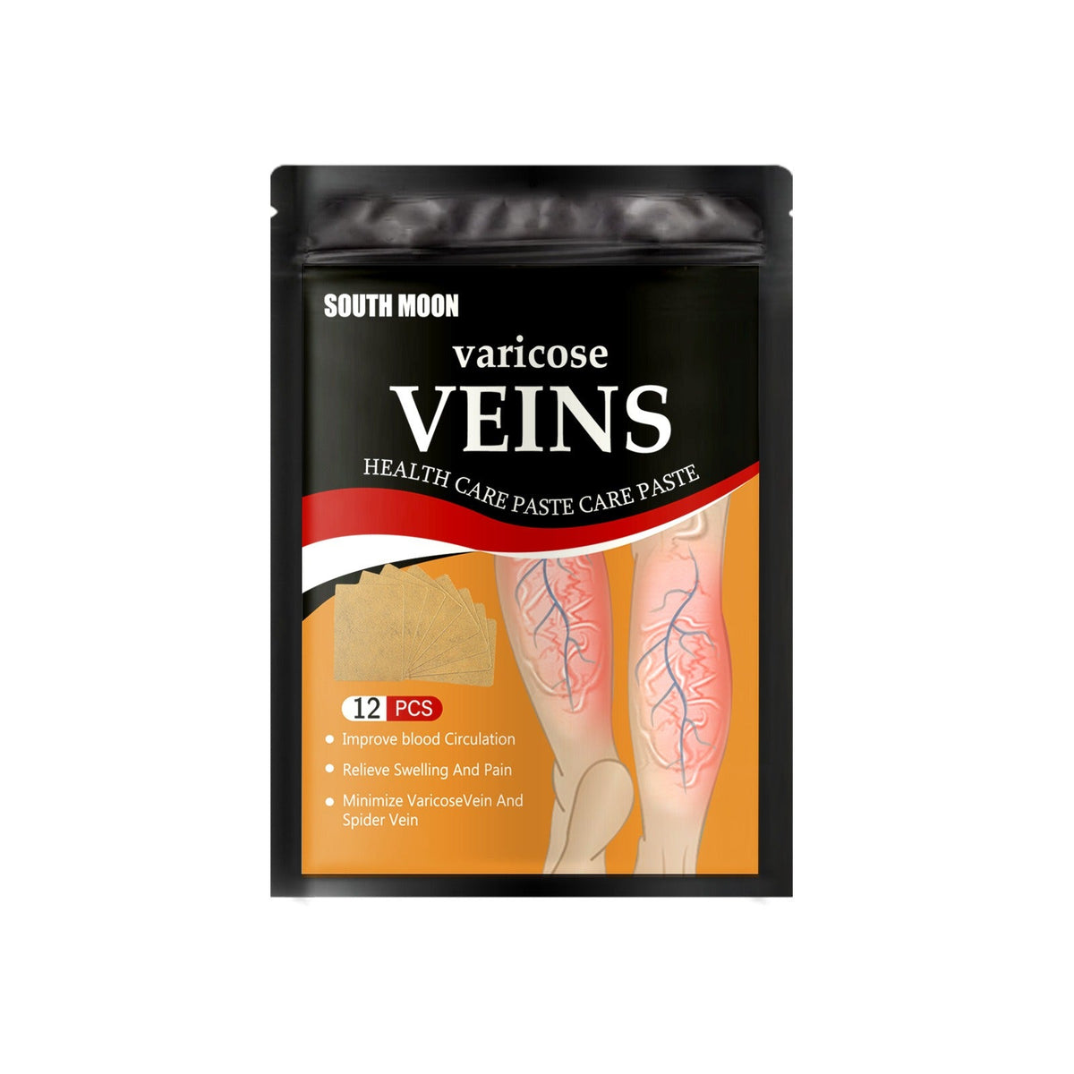 Cold Compress Leg Vein Patches, 12 Count for Tired Legs