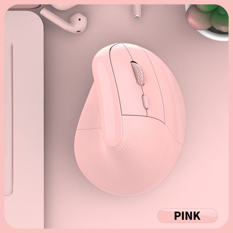 Vertical Wireless Mouse with USB-C Charging, Silent Clicks