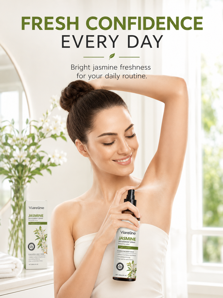 Jasmine Deodorant Body Spray — All-Day Freshness, Paraben-Free