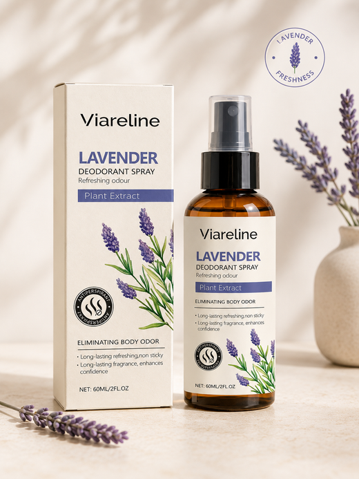 Lavender Natural Deodorant Spray — All-Day Freshness