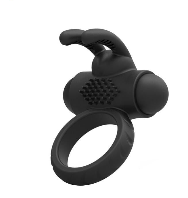 Silicone Vibrator Ring for Couples' Intimate Play Toy