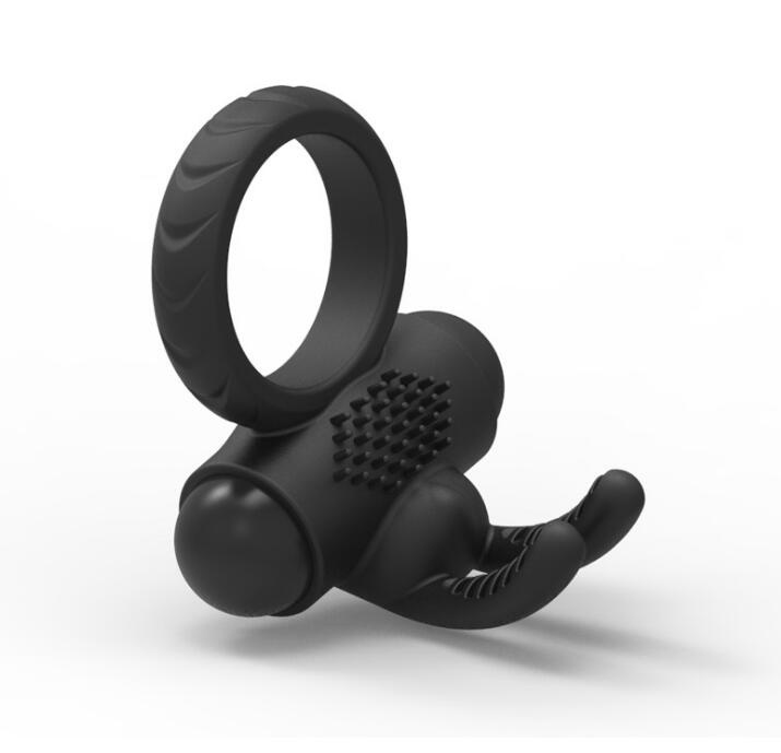Silicone Vibrator Ring for Couples' Intimate Play Toy