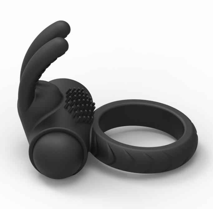 Silicone Vibrator Ring for Couples' Intimate Play Toy