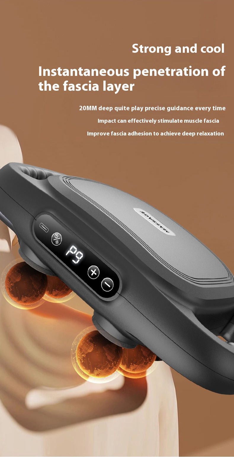 Massage Gun with Heat & Six Heads for Deep Muscle Relief