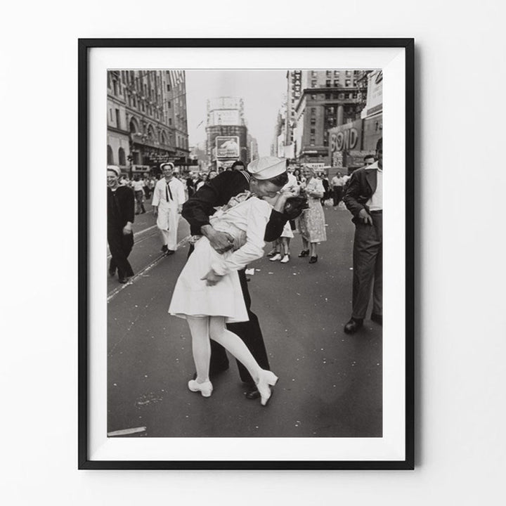 Victory Kiss Wall Art Print | Timeless New York Style