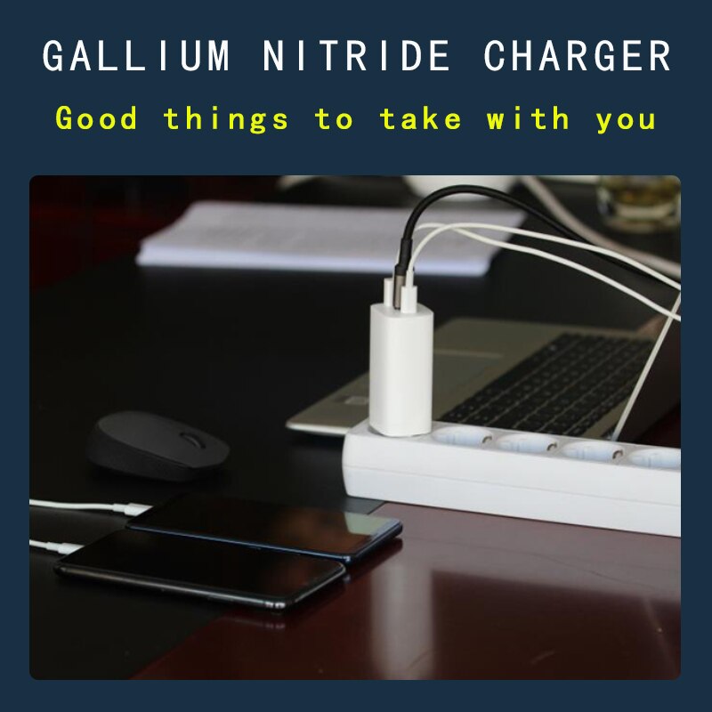 65W GaN USB-C Compact Fast Charger for Laptops and Phones