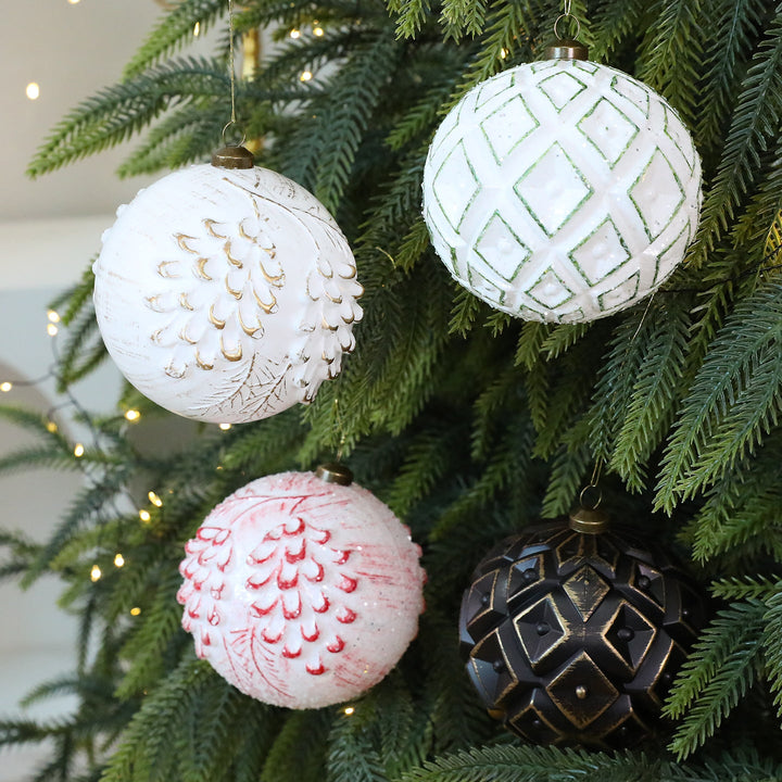 Vintage 10cm Christmas Ornaments for Elegant Trees