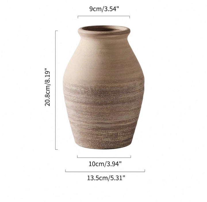 Vintage Ceramic Vase for Rustic Dried Flower Decor