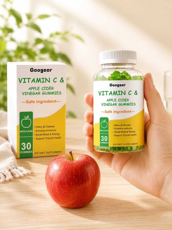 Apple Cider Vinegar Gummies with Vitamin C — Boost Immunity