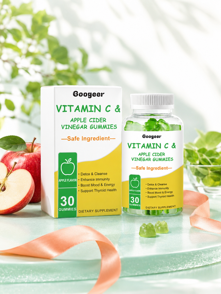 Apple Cider Vinegar Gummies with Vitamin C — Boost Immunity