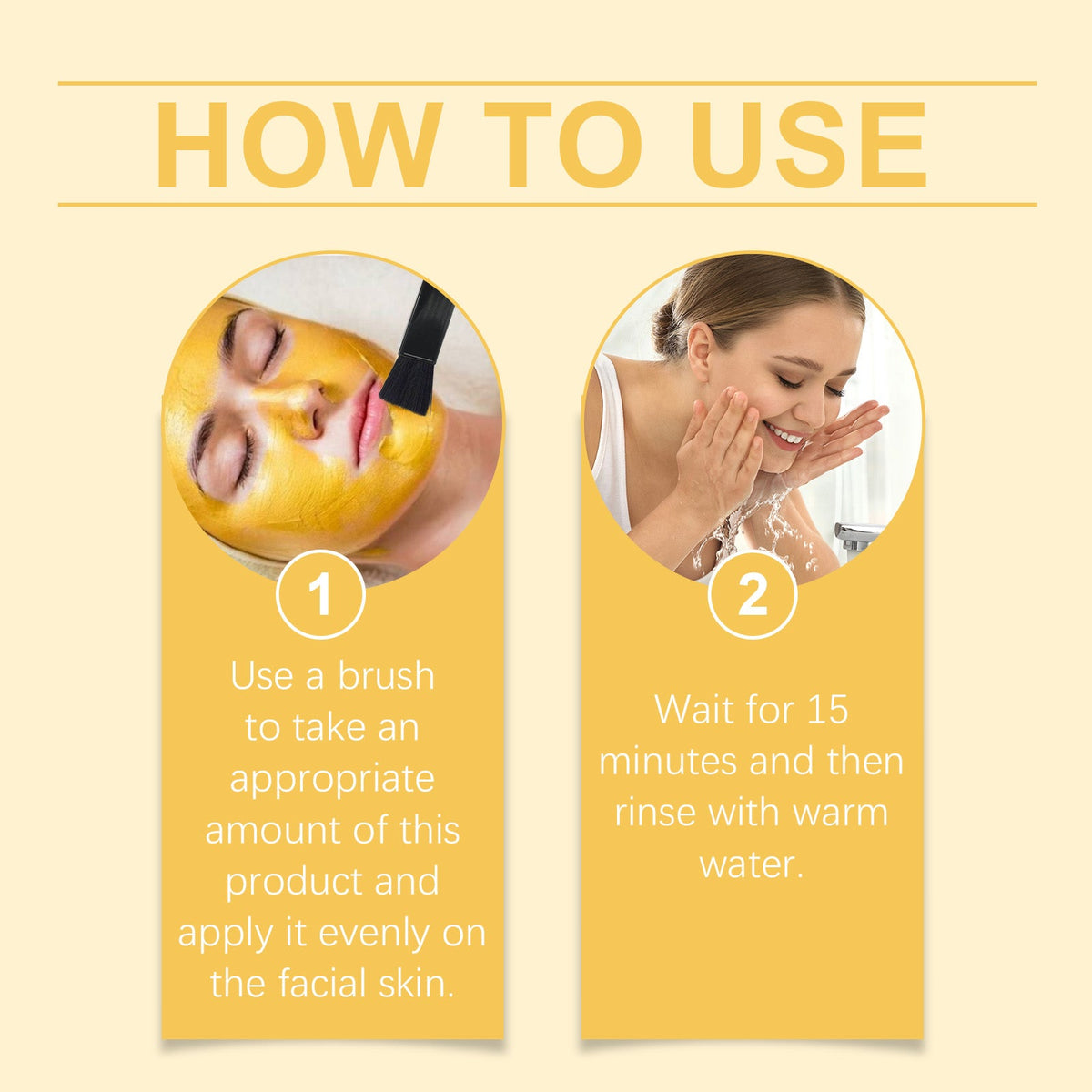 Vitamin C Turmeric Clay Face Mask for Brighter Skin