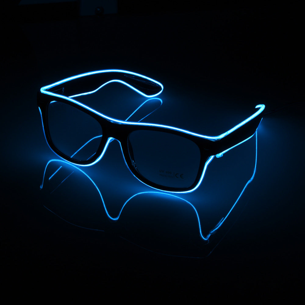 Voice Control LED Glasses – Glow Party Sunglasses