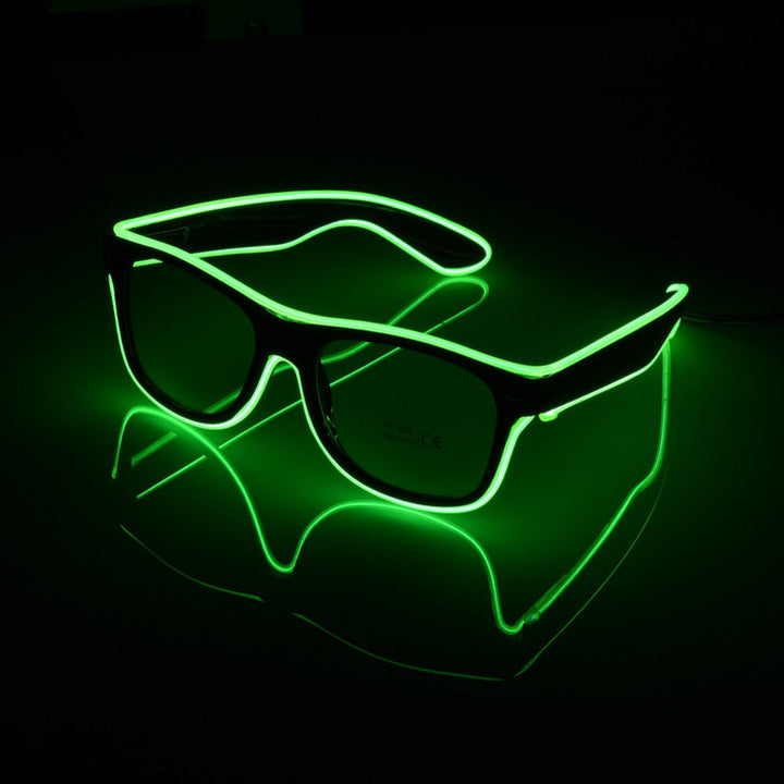 Voice Control LED Glasses – Glow Party Sunglasses
