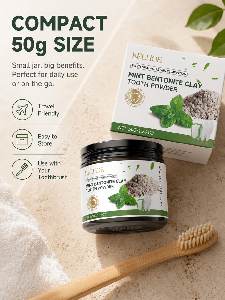Volcanic Ash Tooth Powder — Whiter Teeth, Fresher Breath