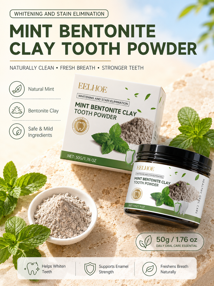 Volcanic Ash Tooth Powder — Whiter Teeth, Fresher Breath