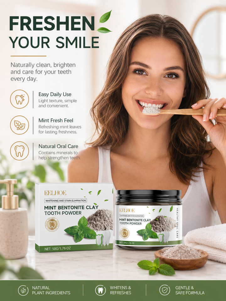 Volcanic Ash Tooth Powder — Whiter Teeth, Fresher Breath