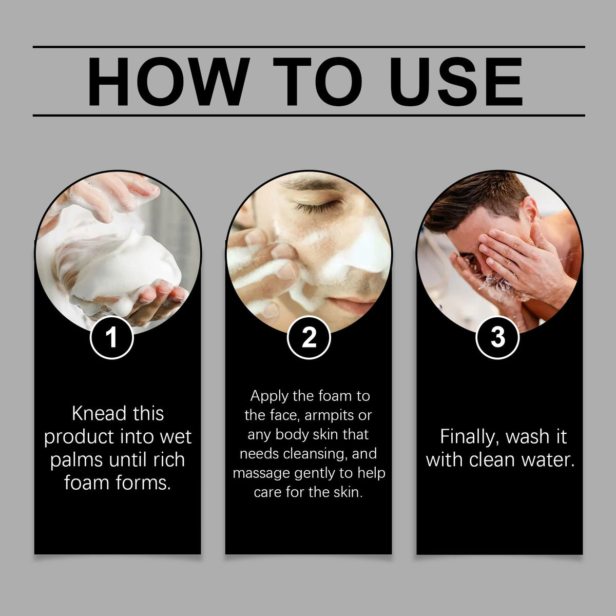 Volcanic Mud Cleansing Soap for Men: Deep Pore Cleanse