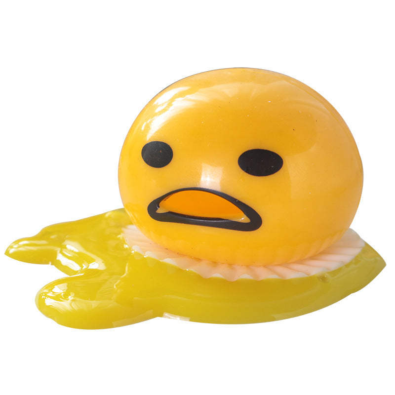 Vomit Egg Yolk Stress Relief Toy With Stretchy Fun Novelty
