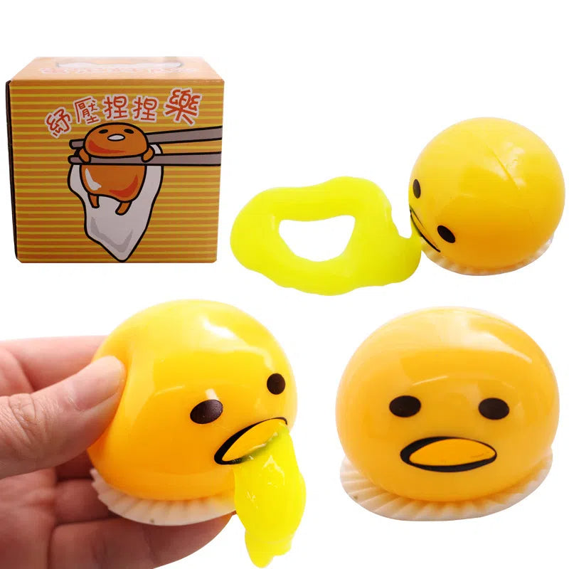 Vomit Egg Yolk Stress Relief Toy With Stretchy Fun Novelty