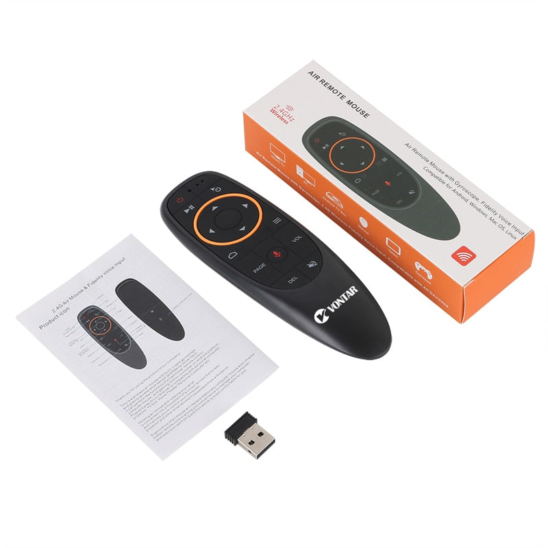 Android TV Box Voice Air Mouse Remote with IR Learning